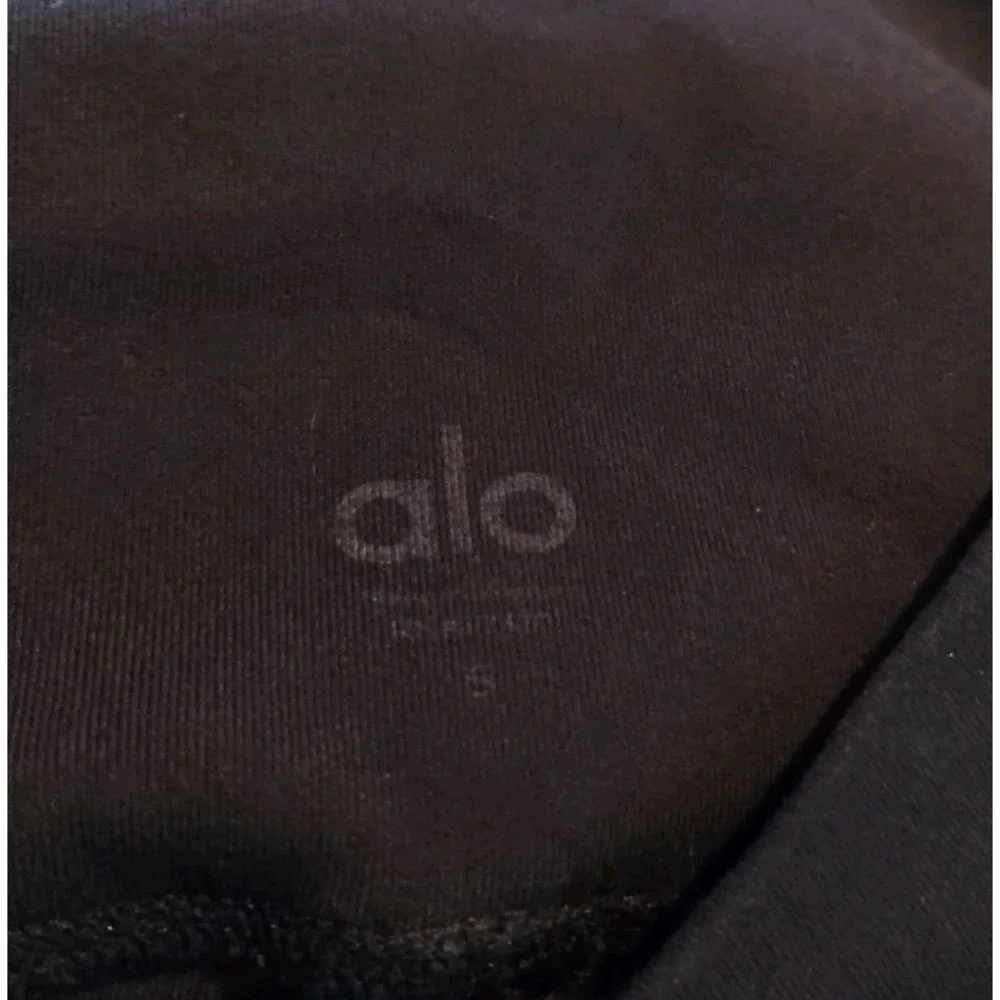 Alo Yoga 7/8 High-Waist‎ Moto Legging Women's S Black Athletic Gym Workout